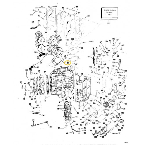 0318358 BRP Evinrude Johnson Cylinder Head Gasket