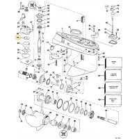 0320776 OMC BRP Cobra Evinrude/Johnson Water Pump Impeller Insert Cartridge Line Plate 0320776 OMC BRP Cobra Evinrude/Johnson Water Pump Impeller Insert Cartridge Line Plate