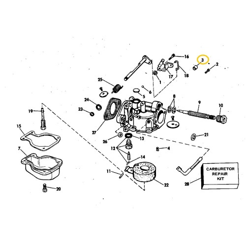 0323328 OMC BRP Evinrude/Johnson Cam Follower Roller 0323328 OMC BRP Evinrude/Johnson Cam Follower Roller