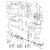 0324640 OMC BRP Cobra Evinrude/Johnson Water Pump Wear Plate 0324640 OMC BRP Cobra Evinrude/Johnson Water Pump Wear Plate