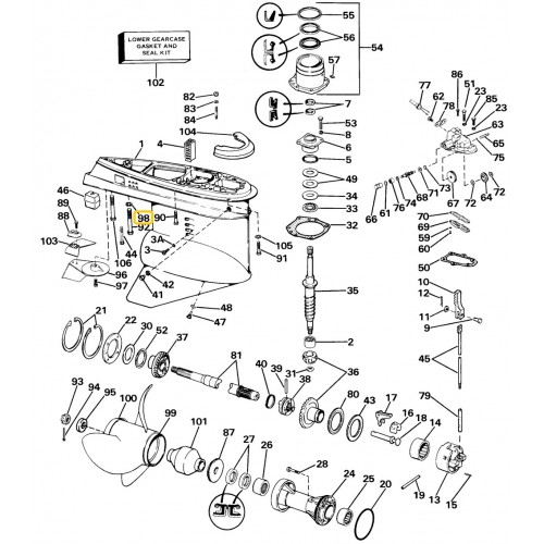 0330265 OMC BRP Evinrude/Johnson Washer