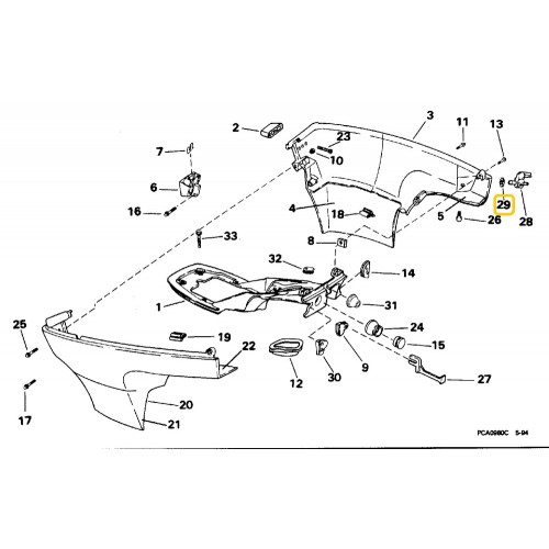 0330996 OMC BRP Evinrude/Johnson Fuel Connector Seal