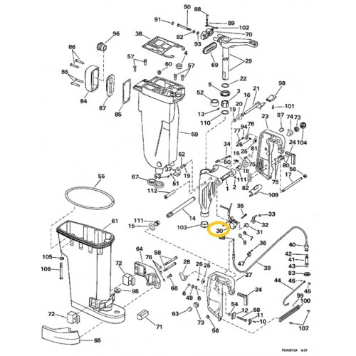 0585174 Evinrude Johnson Sender Unit Assembly