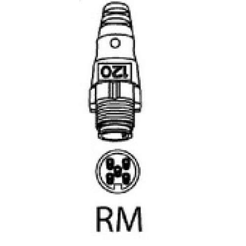 0764155-RM BRP Evinrude E-TEC I-COMMAND Power Supply D-NET Terminator (Black)