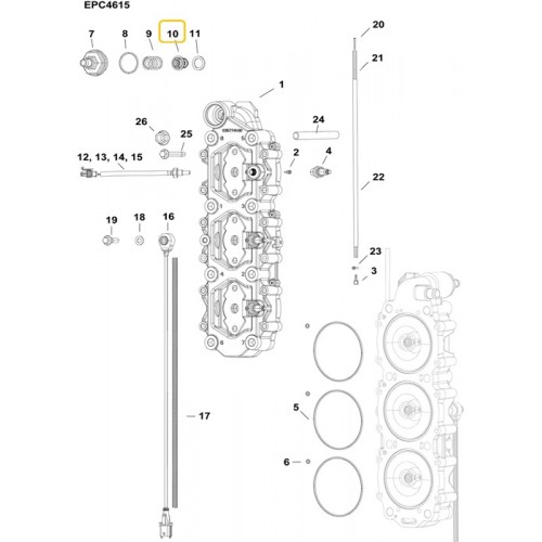 5005440 Evinrude E-TEC Thermostat Assembly