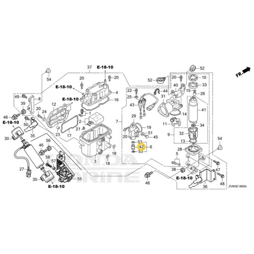 16752-ZY3-000 Honda Fuel Pipe Joint