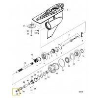 11-52707Q1 Quicksilver Mercury / Mercruiser Propeller Nut & Tab Washer Kit 11-52707Q1 Quicksilver Mercury / Mercruiser Propeller Nut & Tab Washer Kit