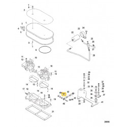 23-43045 Water Pump Screw Insulator