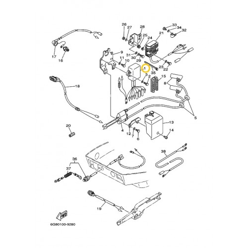 6G8-85540-23 Yamaha CDI Unit 