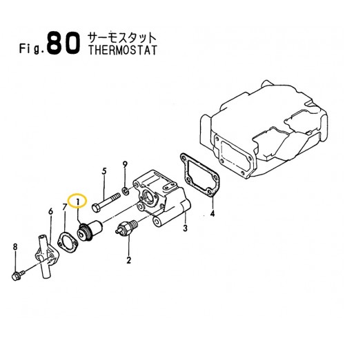 105582-49200 Yanmar Thermostat (GM Series)