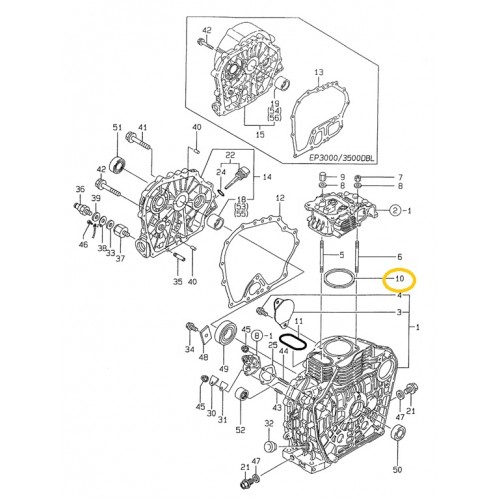 114250-01340 Yanmar Cylinder Head Gasket