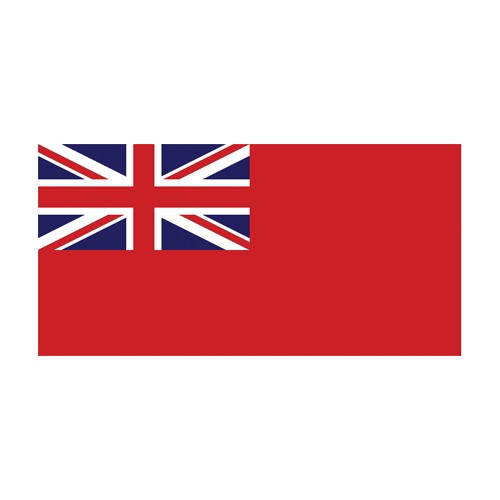 Printed Red Ensign Flag - 1/2 Yard