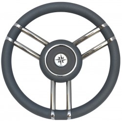 Apollo Stainless Steel Steering Wheel - 350mm 