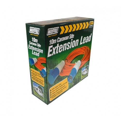 Maypole 230V 10M Caravan Site Extension Lead 