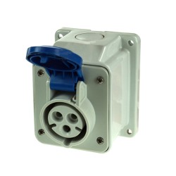 Maypole 240V 16A 3Pin Mains Surface Mount Socket