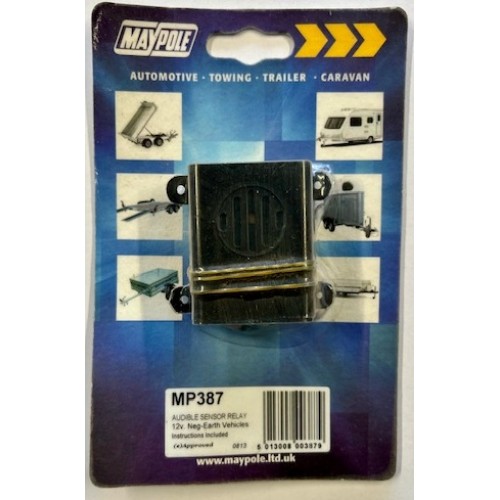 Audible Sensor Relay for 12V Neg-Earth Vehicles