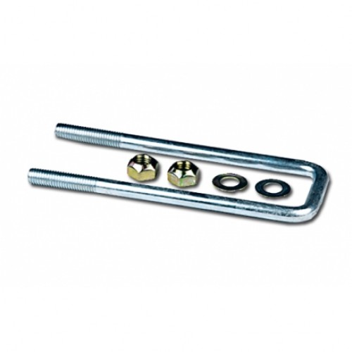 Indespension M10 U Bolts With Nuts & Plain Washers (pack of 2) 40MM x 155MM